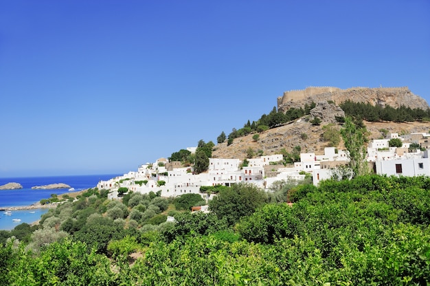 Isola di Rodi - vista sulla baia di Lindos