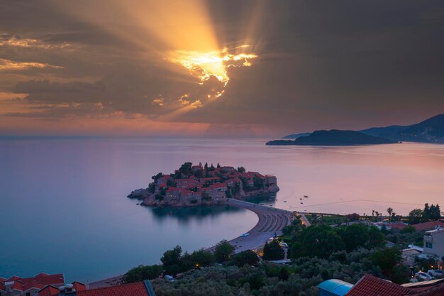 Isola di Sveti Stefan a Budva