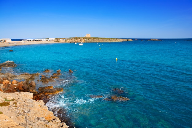 isola di tabarca alicante mare blu mediterraneo