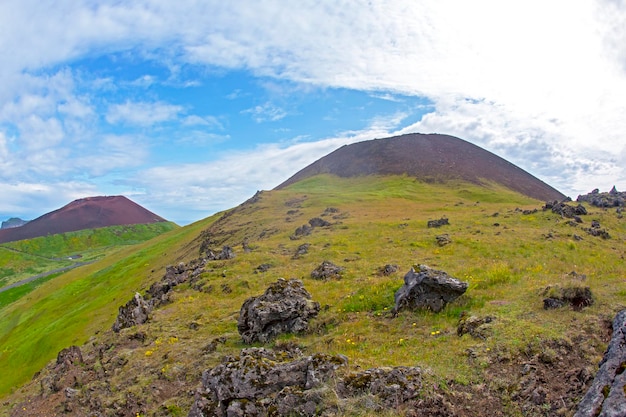 Isola Heimaey dell'arcipelago di Vestmannaeyjar Islanda