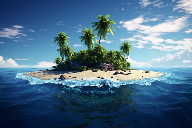 Isola nell'oceano
