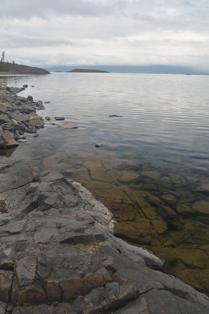 Isola sul lago del nord