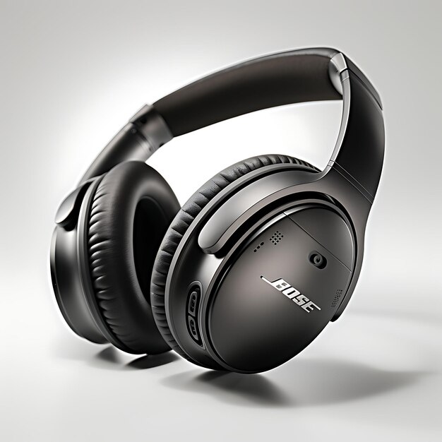 Isolato da Bose Quietcomfort 35 Ii Wireless Noise Cancelling Headphone su sfondo bianco Pulito