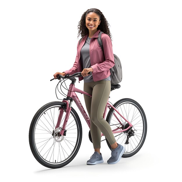 Isolato di Northwoods Avery Womens Bike Cycle Cruiser Bike Type Pink Co su sfondo bianco foto