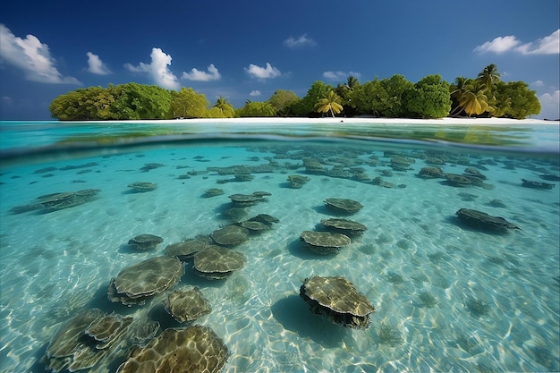 Isole Maldive Ocean Tropical Beach