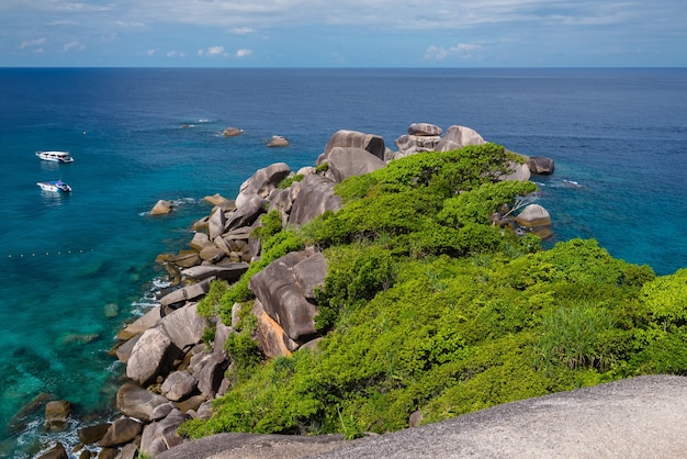 Isole Similan, provincia di Phang Nga Bellissimo mare nel sud della Thailandia,