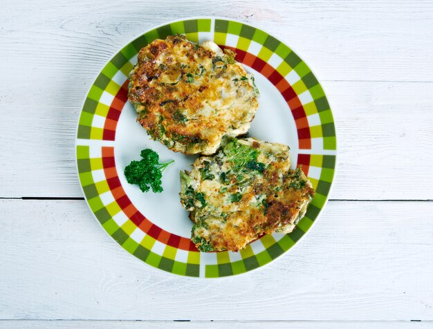 Ispanak Koku Mucveri - frittelle di spinaci, colazione primaverile.