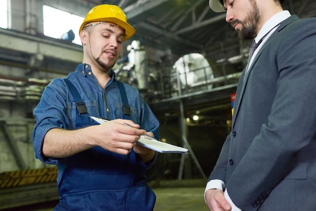 Ispezione passata nello stabilimento