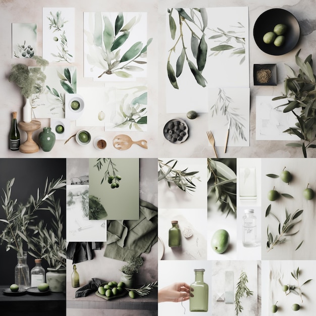 ispirazione per il design della moodboard