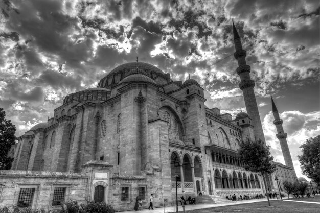 Istanbul Turchia 07 luglio 2016 Vista della Moschea Suleymaniye costruita dall'architetto Sinan