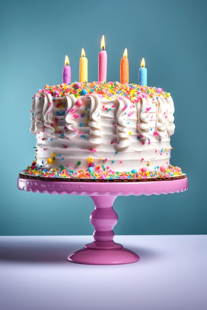 istantanea della torta di compleanno