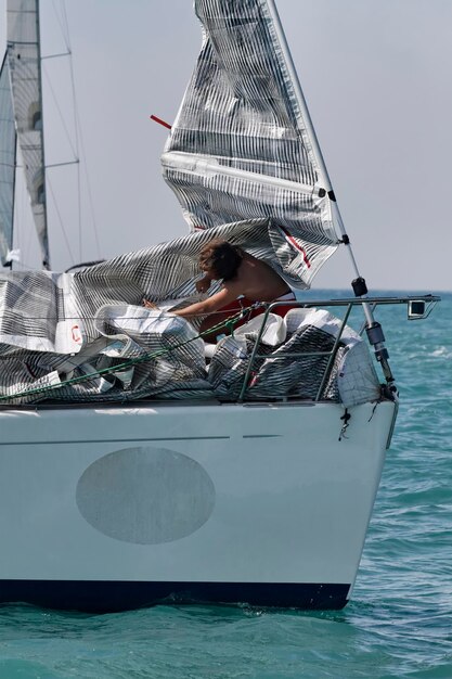 Italia Sicilia Mar Mediterraneo gara di barche a vela