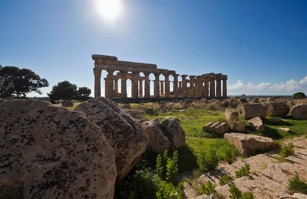 Italia, Sicilia, Selinunte, Tempio greco di Hera (409 a.C.)