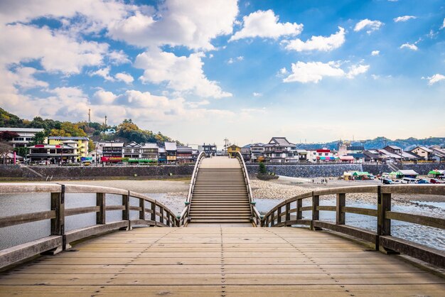 Iwakuni Giappone al ponte Kintaikyo