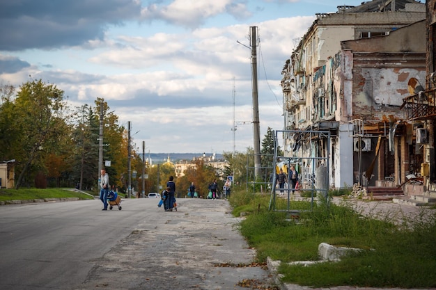 Izium Kharkiv regione Ucraina 09222022