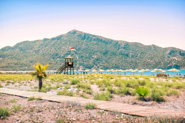 Iztuzu Beach Turtle Beach Fiume Dalyan Mar Mediterraneo Marmaris Turchia