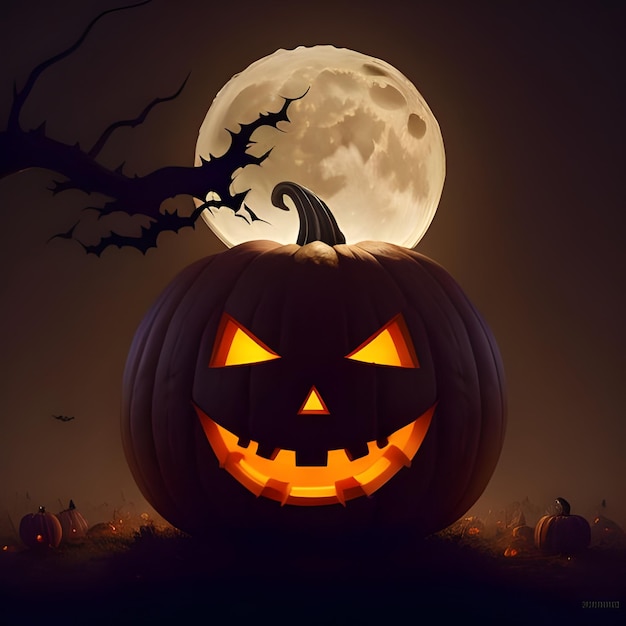 Jack-O-Lantern di Halloween