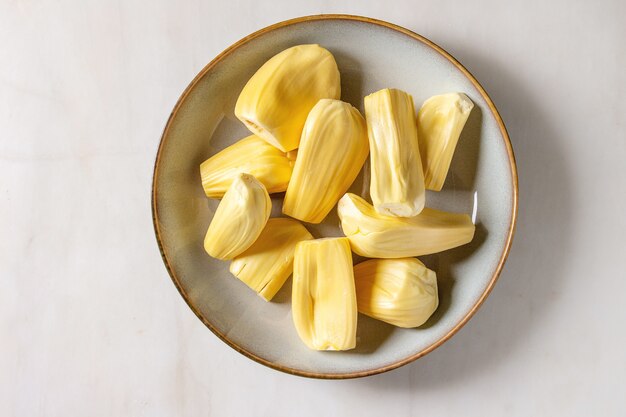 Jackfruit pelati maturi