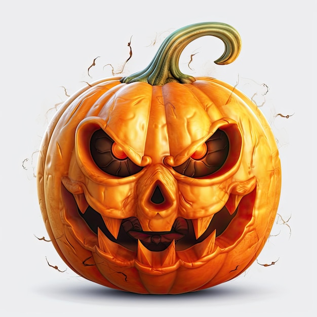 Jackolantern illustrazione realistica generativa ai