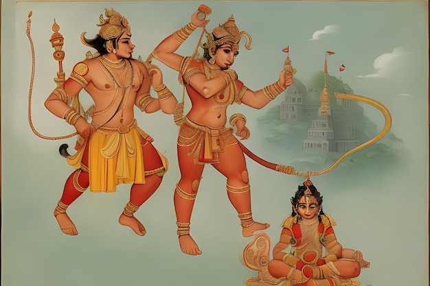 Jai Shri RamHappy Hanuman Jayanti celebra la nascita di Lord Sri Hanuman