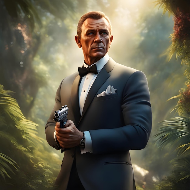 James bond ai arte