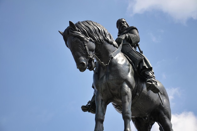 Jan Zizka statua equestre memoriale nazionale Vitkov Praga Repubblica Ceca