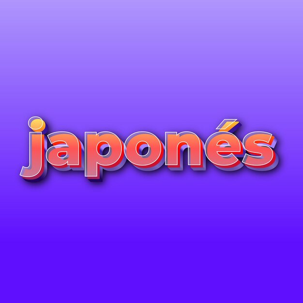 japonsText effetto JPG foto di carte con sfondo viola sfumato