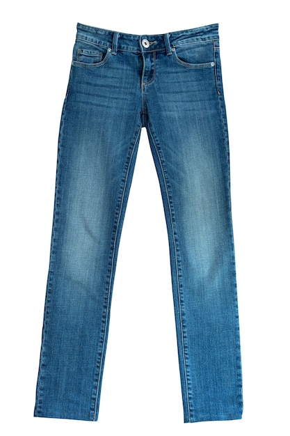 Jeans blu isolati su uno sfondo trasparente