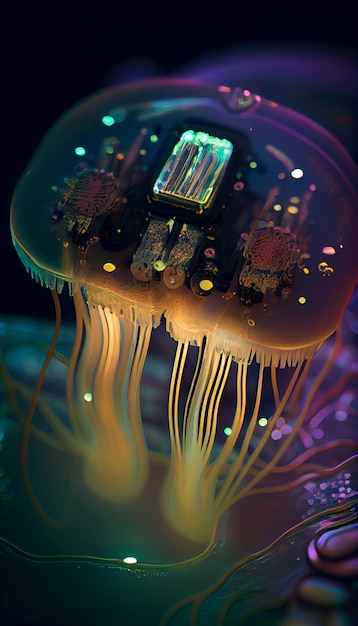 Jellyfish gelatina generativa ai