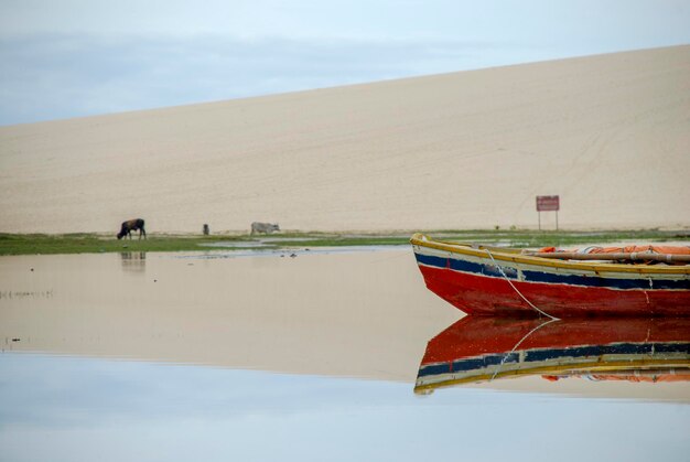 Jericoacoara è una spiaggia vergine nascosta dietro le dune della costa occidentale di Jijoca de Jericoacoara, CearÃƒÂƒÃ‚Â¡, Brasile