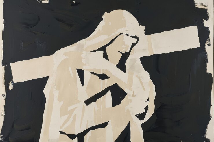 Jesus The Carrying of the Cross Generative AI