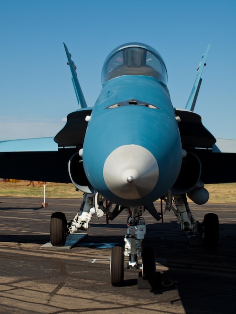 Jet da combattimento al Rocky Mountain Airshow di Broomfield, Colorado.