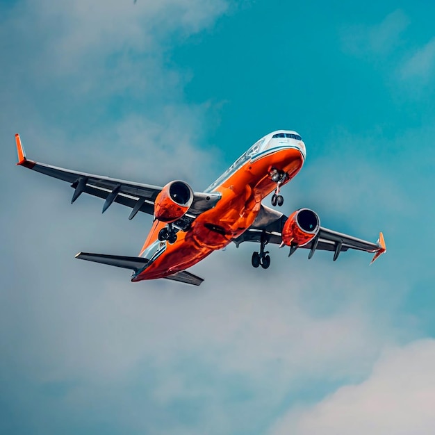 Jetstar Pacific Airlines Airbus A320 atterrando all'aeroporto di Tan Son Nhat SGN AI_Generated