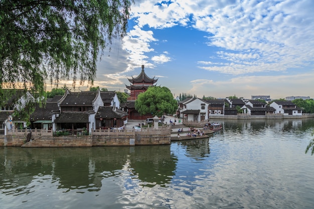 Jiangnan Water Village Suzhou Ancient Town Street