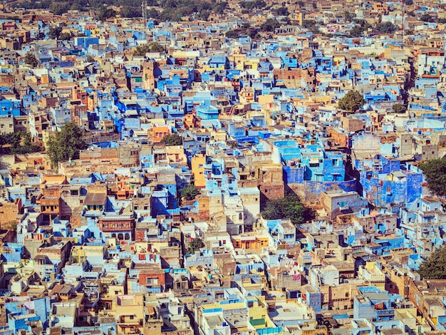 Jodhpur la città blu, Rajasthan, India