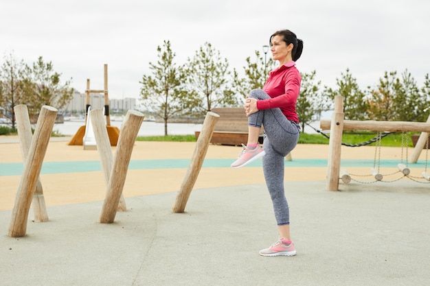 Jogging attivo della donna