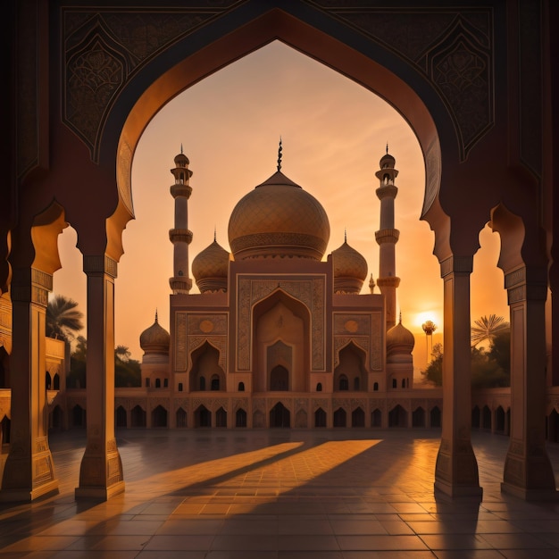 Jummah Mubarak Bella Moschea e Corano