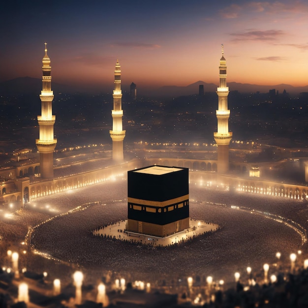 Kaaba alla Mecca, Arabia Saudita