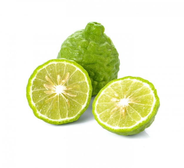 Kaffir lime su bianco