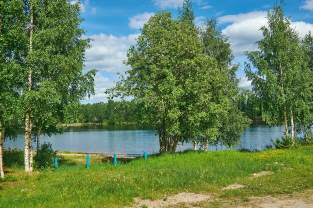 Kalevala, centro amministrativo del distretto di Kalevalsky nella Repubblica di Carelia, Russia.