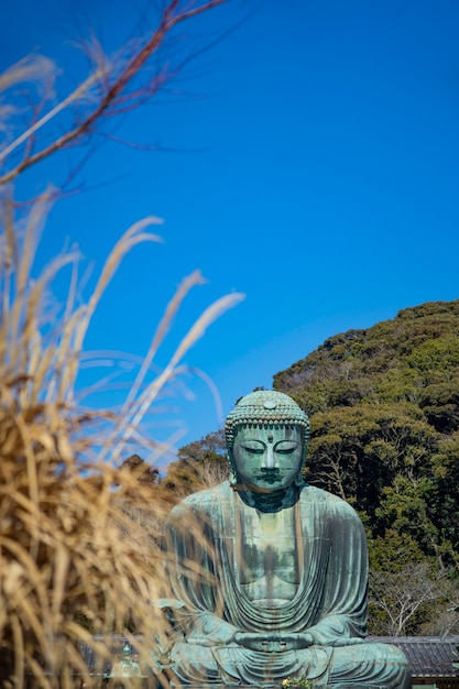 Kamakura Daibutsu con cielo blu