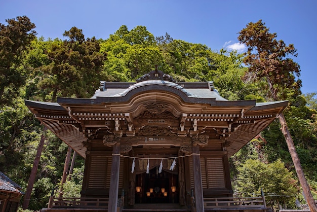 Kanagawa, Giappone - 16 maggio 2019: Il Santuario di Goryo-jinja è uno dei luoghi più famosi di Kamakura