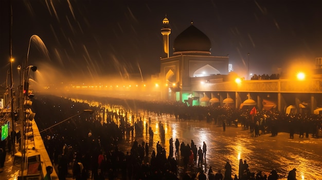 Karbala Moschea Iraq Giorno dell'Ashura Moharram