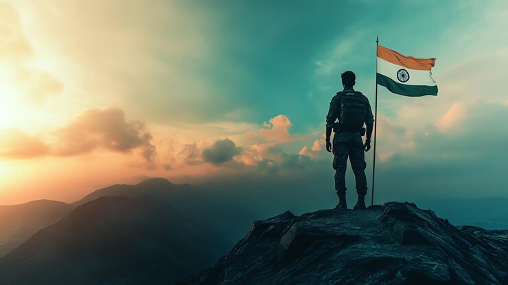 kargil vijay diwas indian illustration background