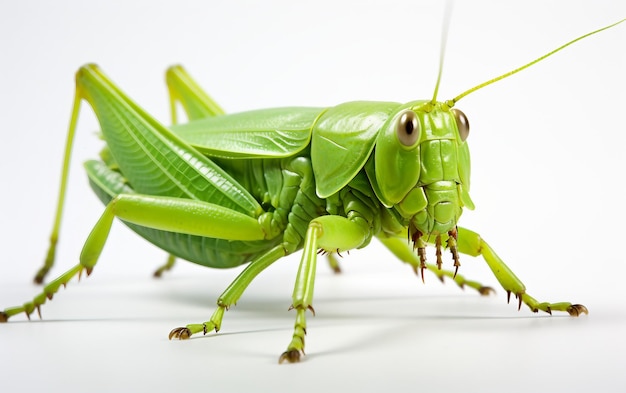 Katydid su uno sfondo senza ostacoli