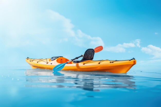 Kayak illustrazione creativa Concetto di vacanza AI generato