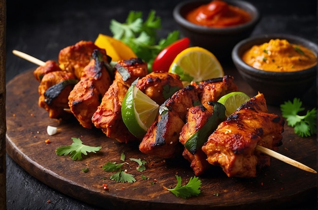 Kebab di pollo Tandoori piccante