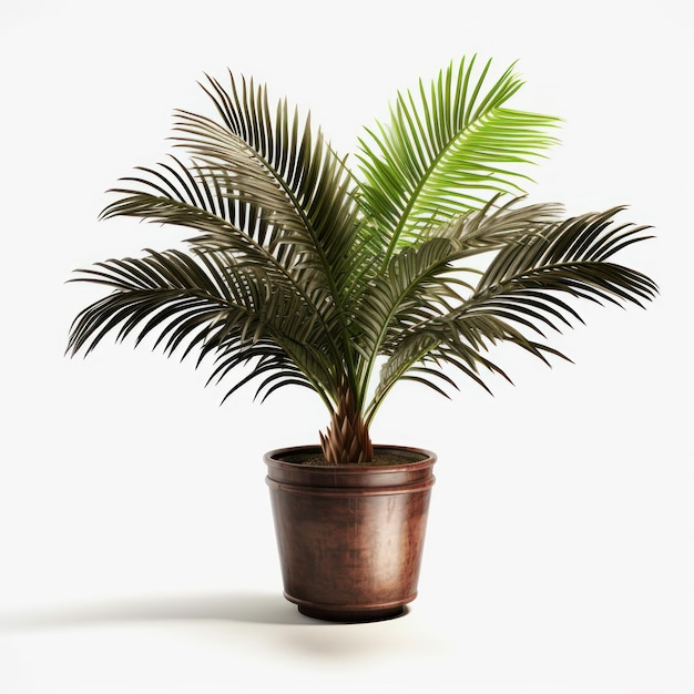 Kentia Palm Howea forsteriana Studio Shot isolato su sfondo trasparente AI generativa