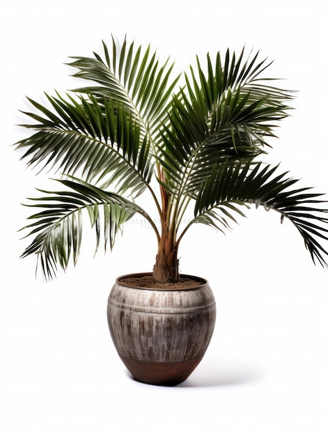 Kentia Palm Howea forsteriana Studio Shot isolato su sfondo trasparente AI generativa