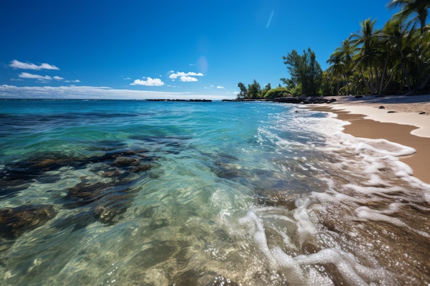 Kenya Oceano Indiano Malindi vista della spiaggia e l'acqua limpida dell'oceano FILM SCAN Foto di alta qualità